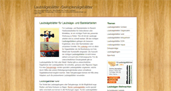 Desktop Screenshot of laubsaegeblaetter.info